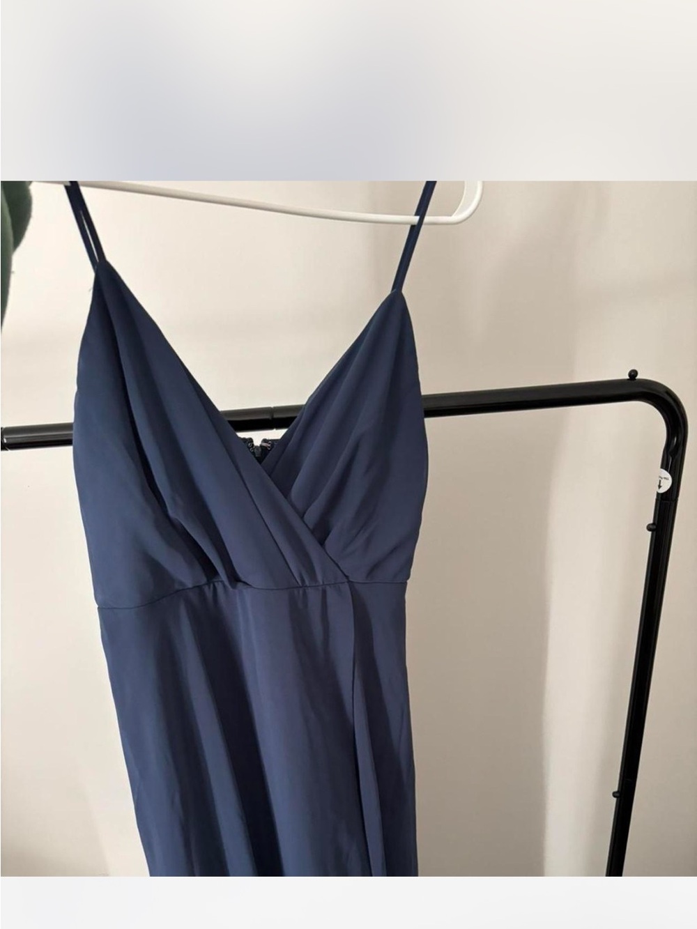 Birdy Grey Navy Blue Bridesmaid Dress with Spaghetti Straps